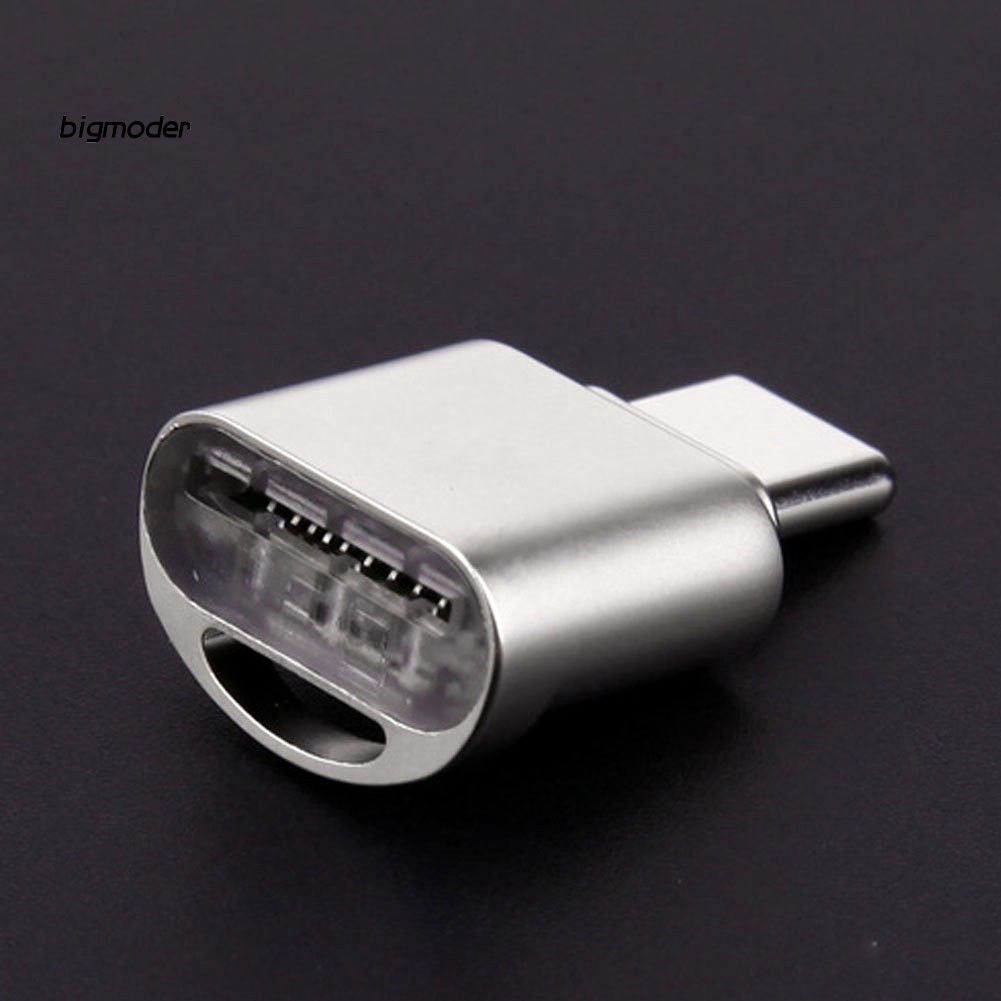 BIG-High Speed Portable Mini USB 3.1 Type-C Micro SD SDHC TF Memory Card Reader