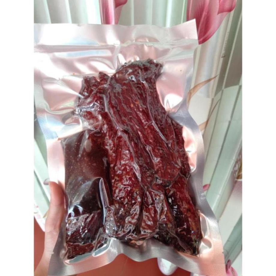 Thịt trâu sấy gác bếp sấy bằng củi nhãn ngon thơm gói 250g có chẳm chéo | BigBuy360 - bigbuy360.vn