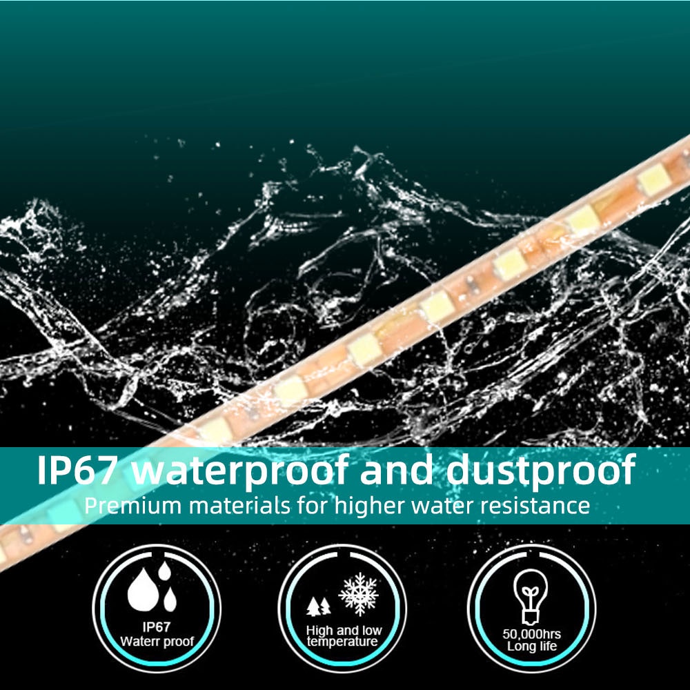 2 Dải Đèn LED 45CM / 90CM / 135CM Trang Trí Xe Hơi / Xe Máy