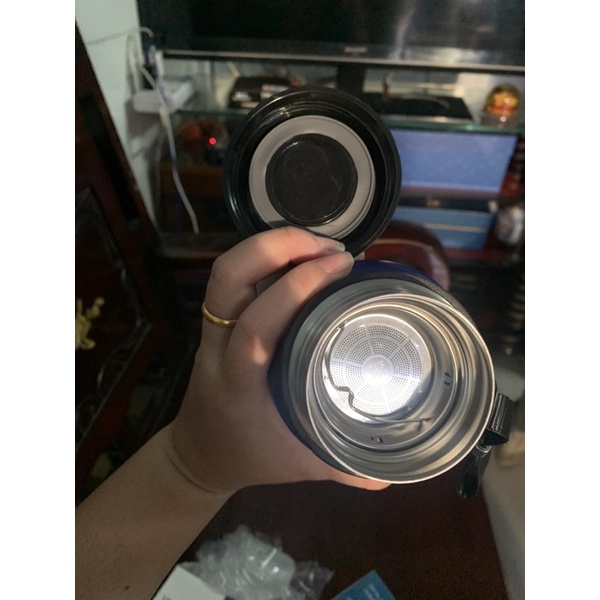🍾 MÀU XANH ĐẬM 🎁 🍾 Bình Giữ Nhiệt Bằng Thép Không Gỉ Lock&Lock Vacuum Bottle LHC6180SLV