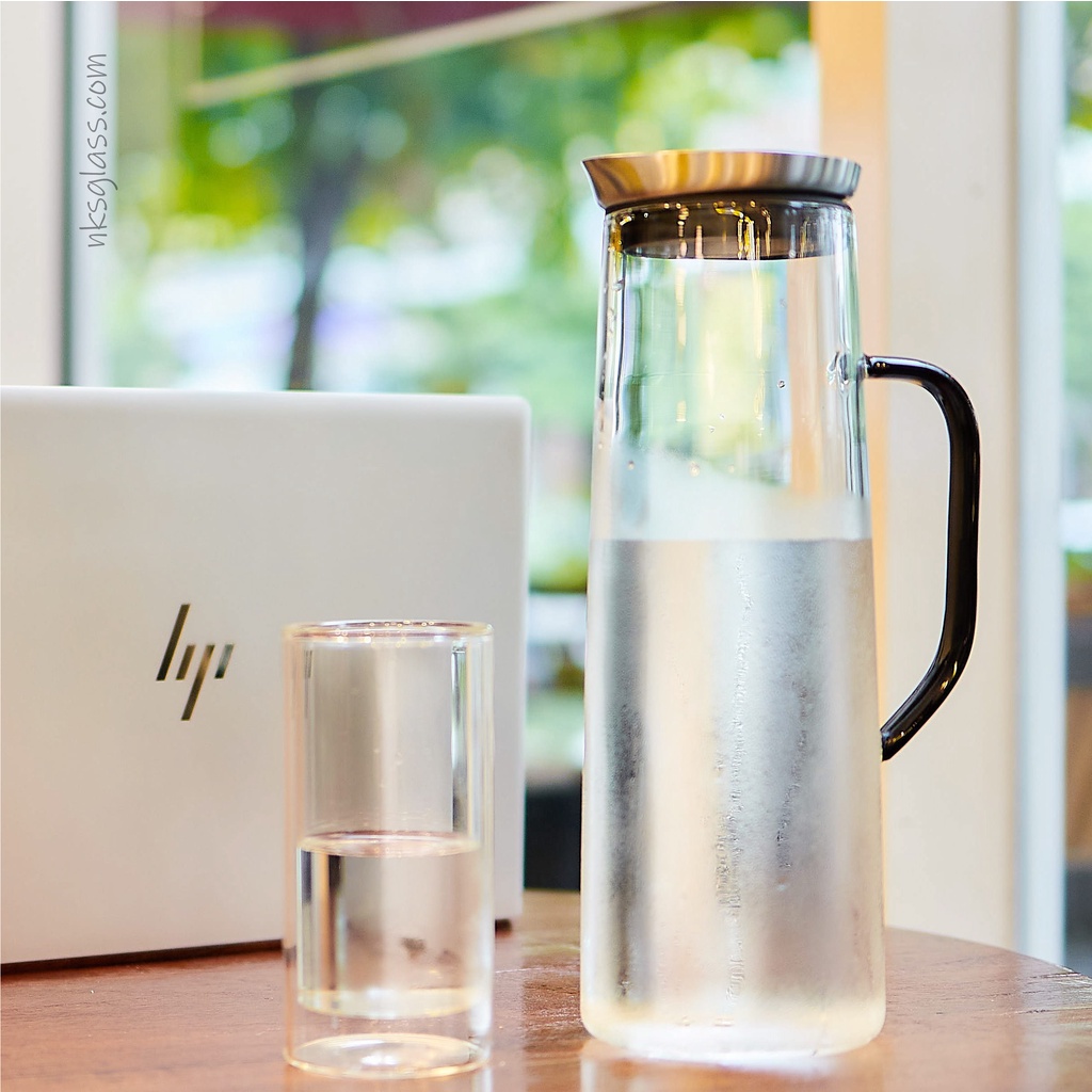 Bình trà thủy tinh ISO.250 size 1500ml chịu nhiệt, isoglass.vn