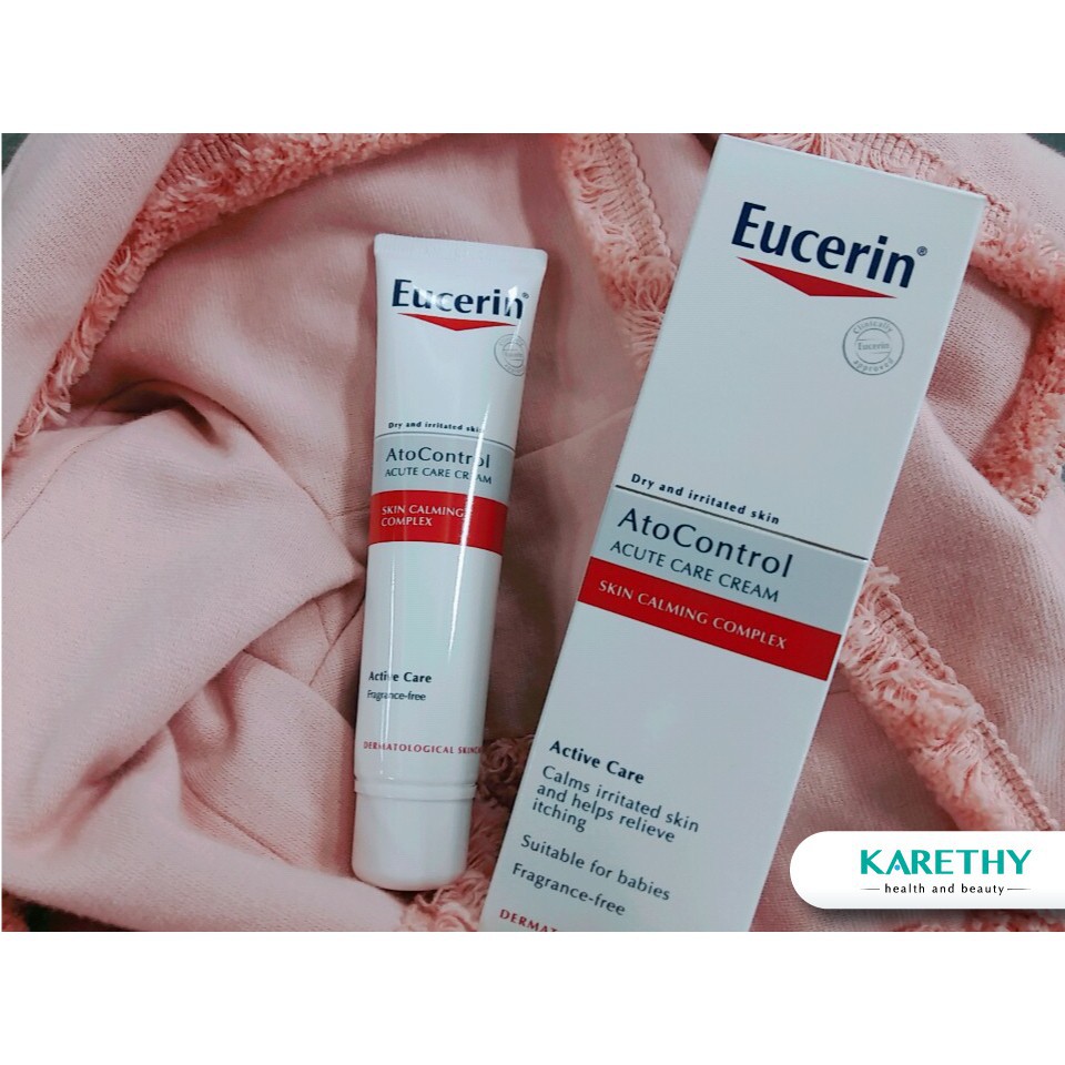 KEM DƯỠNG DA GIẢM NGỨA, ĐỎ DA EUCERIN ATO CONTROL ACUTE CARE 40ML CHÍNH HÃNG - 7714