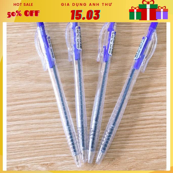 [Rẻ vô địch] COMBO 6 CÂY BÚT BI MỰC XANH THÔNG DỤNG - NHỎ GỌN TIỆN DUNG CHO HỌC SINH SINH VIÊN