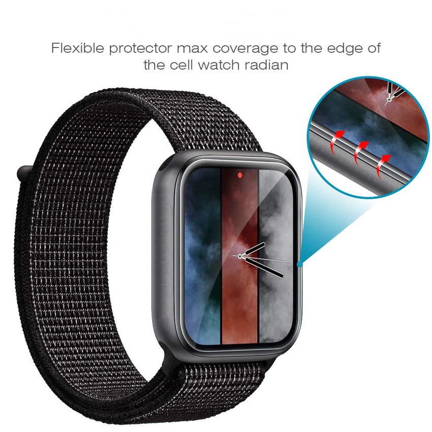 Phim bảo vệ màn hình Hydrogel của Apple Watch dành cho iwatch Series SE 6 5 4 3 2 1 Phim bảo vệ đầy đủ Không phải kính cường lực 42mm 44mm 40mm 38mm