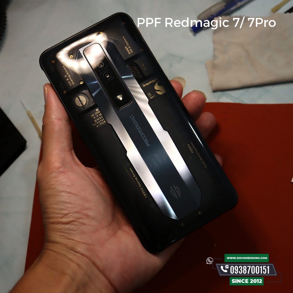 Miếng dán PPF Hydorgen ZTE Nubia Red Magic 7/ 7 Pro trong, nhám, đổi màu cao cấp