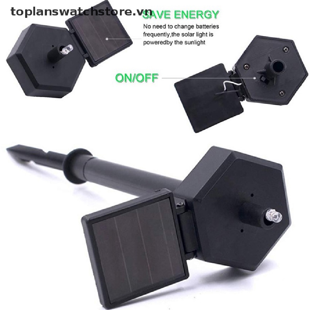 【toplanswatchstore】 Solar Power LED Lawn Light Outdoor Waterproof Garden Landscape Lamp Christmas [VN]