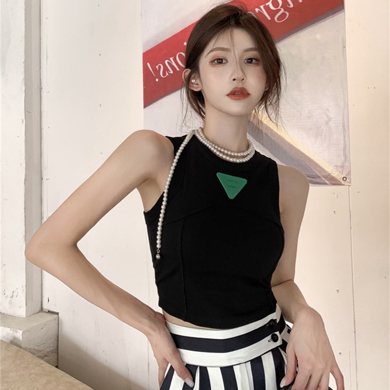 Áo hai dây thể thao SUXI có mút đệm ngực thời trang mùa hè quyến rũ cho nữ