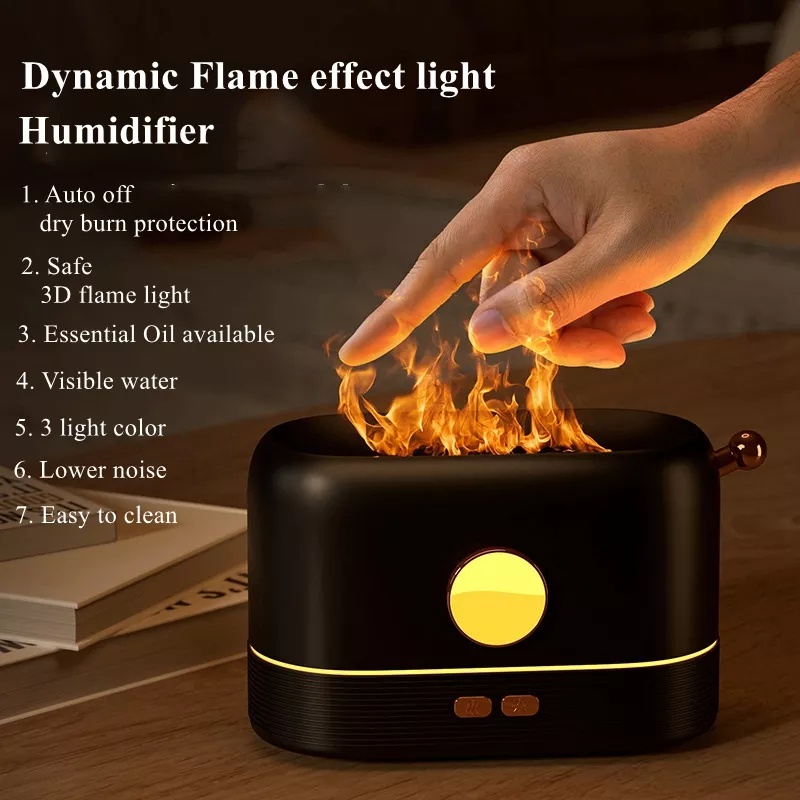 Máy Tạo Độ Ẩm Không Khí Khuếch Tán Tinh Dầu Tạo Mùi Hương 3D