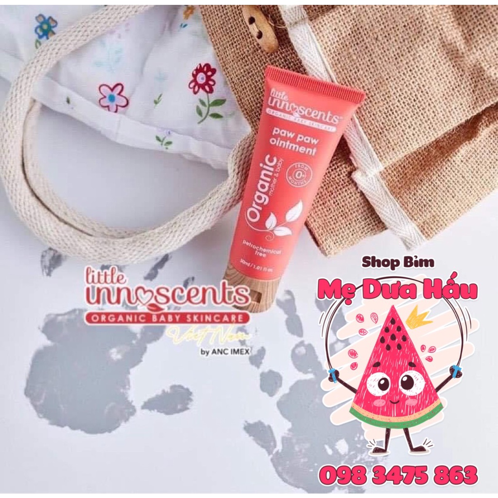 (NHẬP KHẨU CHÍNH NGẠCH ĐI AIR) KEM ĐU ĐỦ ĐA NĂNG LITTLE INOSCENTS CHO BÉ TỪ 0M ORGANIC 30ML