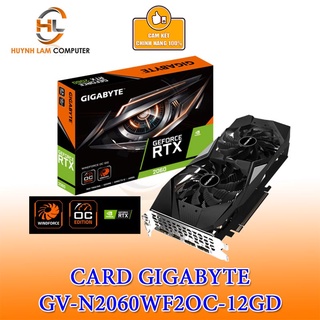 Mua Card màn hình Gigabyte GeForce RTX 2060 12GB DDR6 (GV-N2060WF2OC-12GD) - Chính hãng