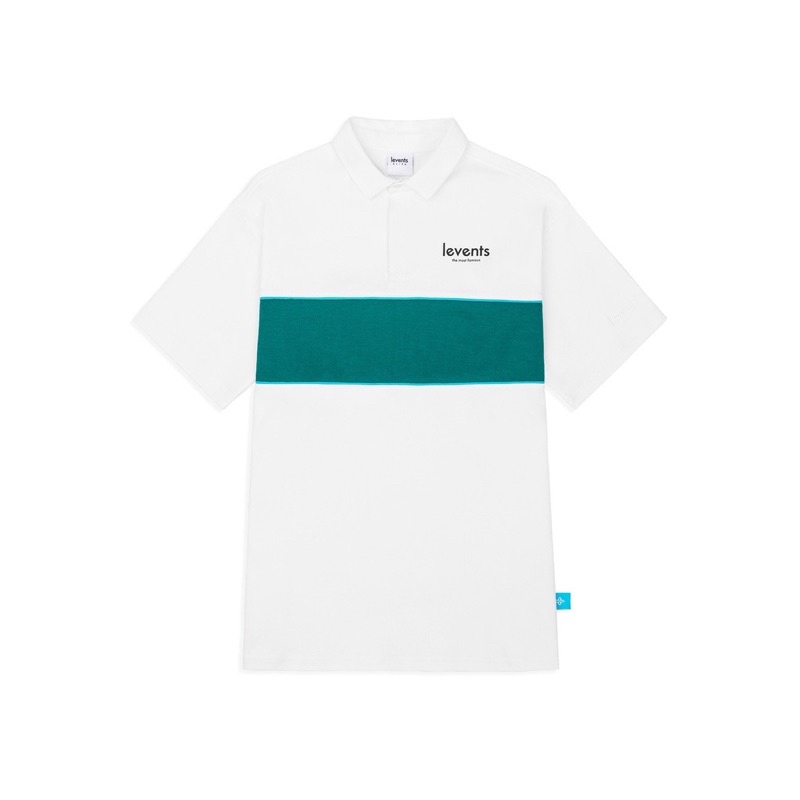 ÁO POLO LEVENTS® STRIPLE / WHITE