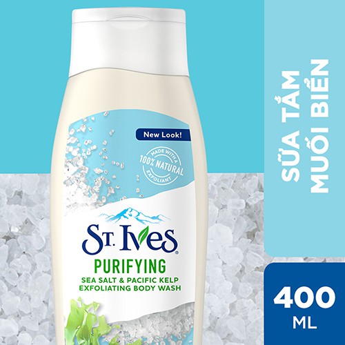 Sữa tắm dưỡng da St.Ives Muối Biển 400ml