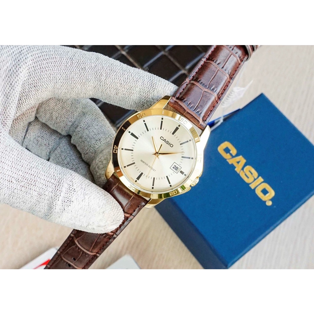 Đồng Hồ Nữ Casio Dây Da LTP-V004GL-9AUDF Chính Hãng | BigBuy360 - bigbuy360.vn