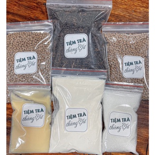 Set mini trọn bộ nguyên liệu trà sữa trân châu mini rất ngon(1 gói trà lớn hoặc 2 gói trà nhỏ)