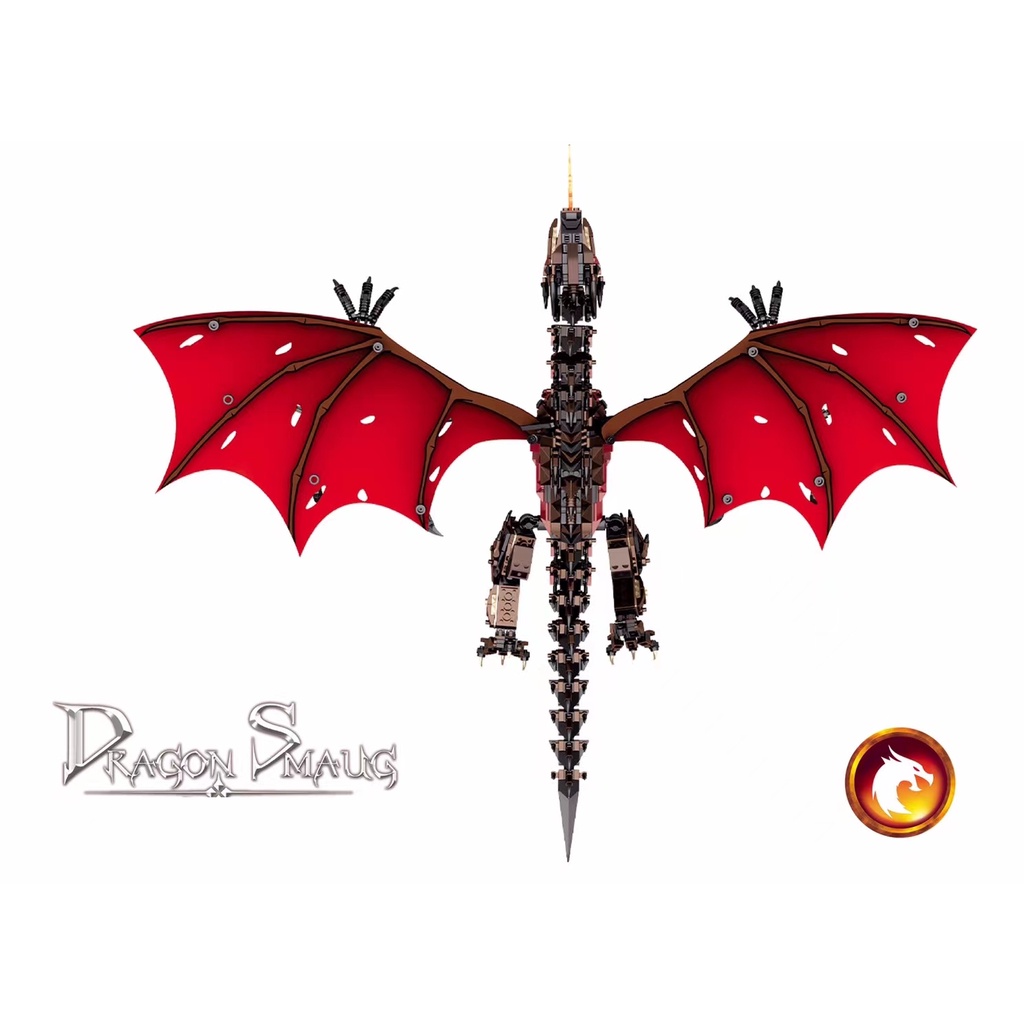 Bộ 1359 Món Đồ Chơi Xếp Hình Nhân Vật MOC The Hobbit Smaug Dragon
