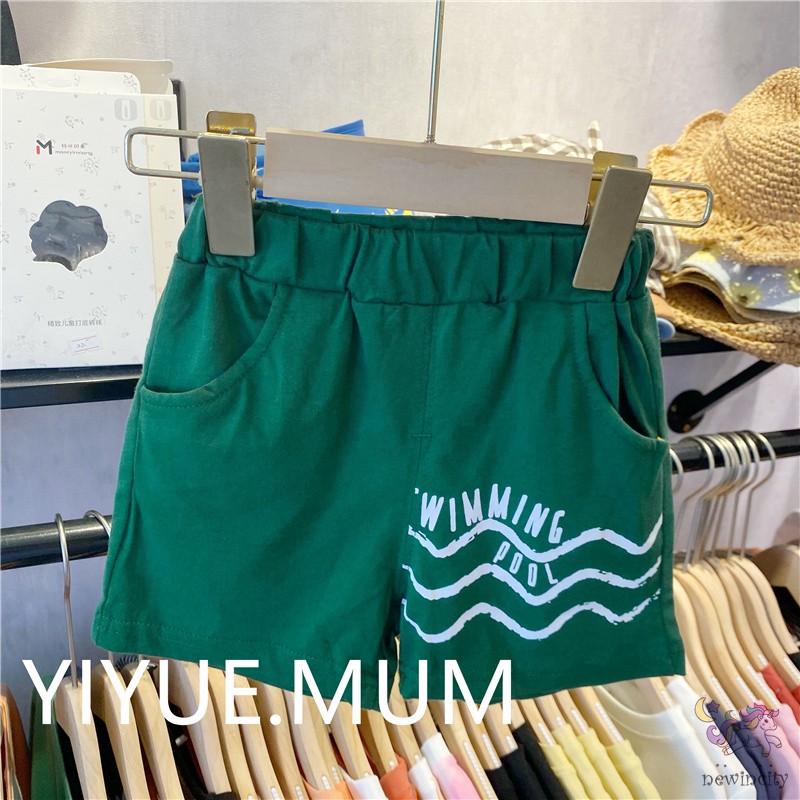 Bộ Áo Sát Nách In Hoạt Hình + Quần Short Kiểu Hàn Quốc Thời Trang Mùa Hè Cho Bé Trai