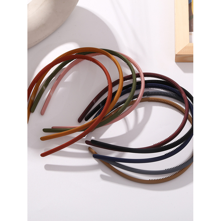 Cài Tóc Nhựa Màu Trơn bảng Nhỏ Xinh Xắn Cho Nữ 0.5CM