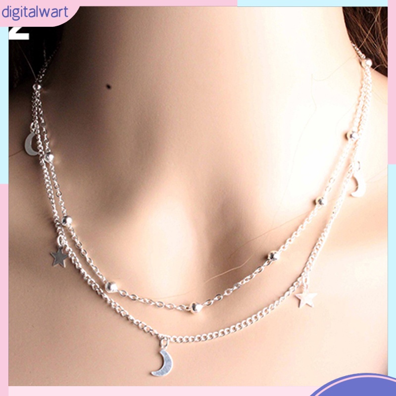 Vòng Cổ Nhiều Lớp Mặt Ngôi Sao Thời Trang