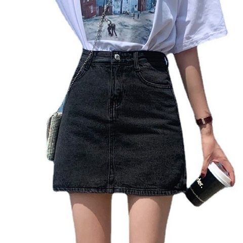 Chân váy jean Ngắn Dáng Ôm Thời Trang Trẻ Trung Cho Nữ