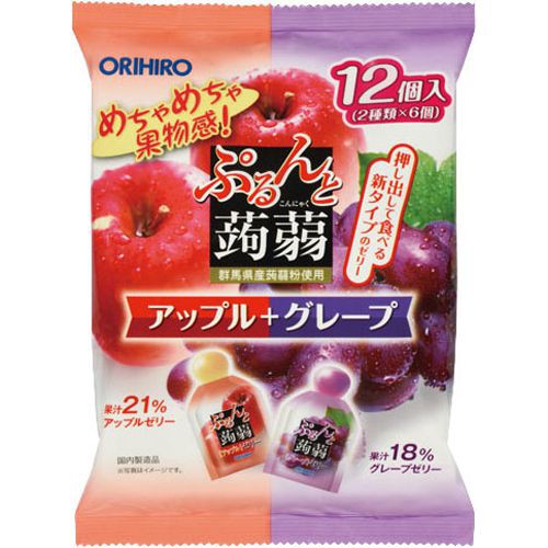 ( Bán sỉ ) Thùng 12 gói Thạch trái cây Orihiro 240gr