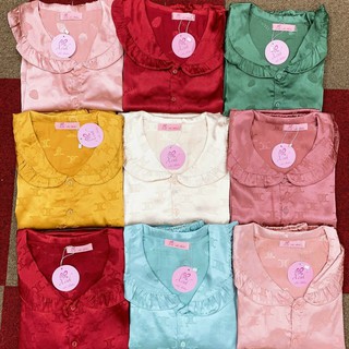 Bộ Đồ Pijama, Bộ Lụa Satin Mặc Nhà Hàng Cao Cấp (Ảnh thật sản phẩm)