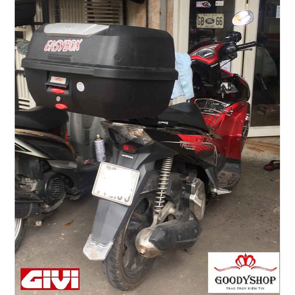 Thùng đựng đồ xe máy Givi E43NTL Mulebox 43L Monolock – Monokey System TechnologY
