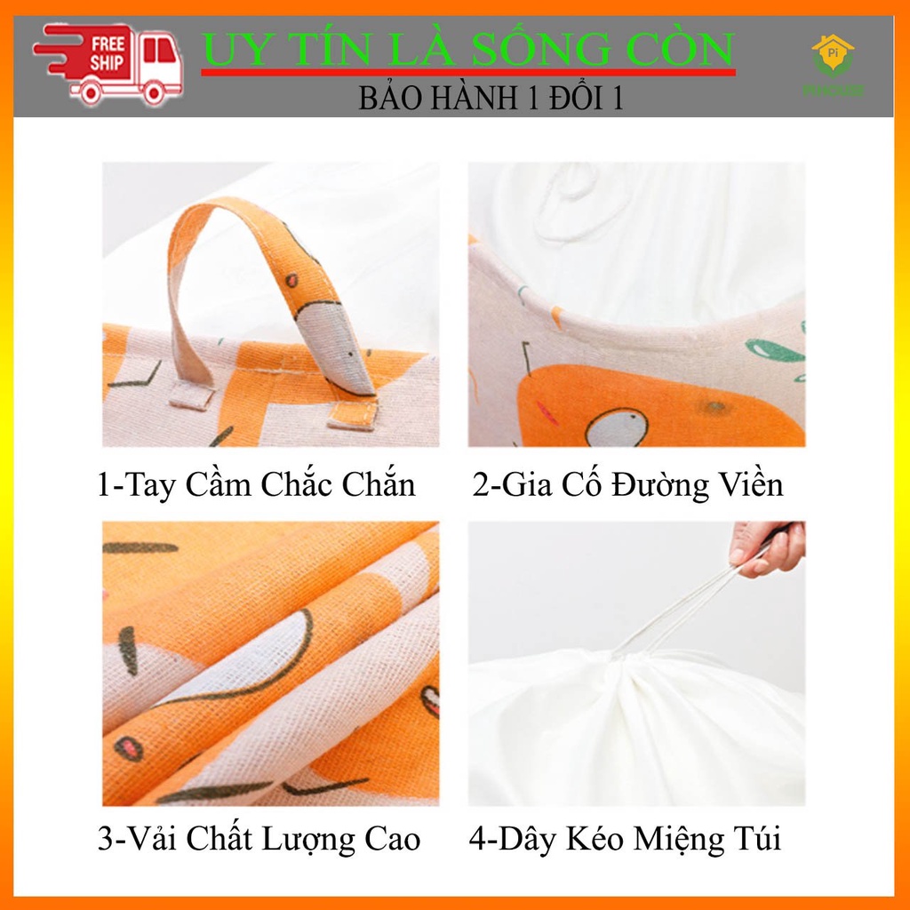 Túi Đựng Quần Áo, Chăn Ga, Thú Bông Cỡ Lớn Có Khóa Kéo 100L Mới