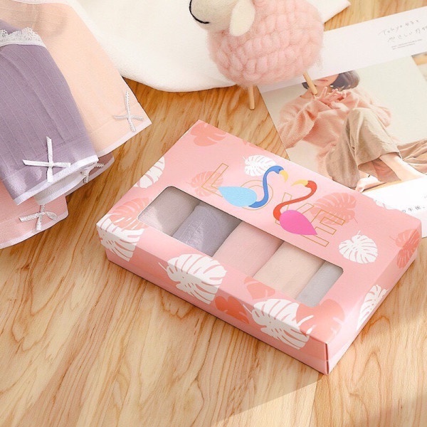 Set 5 Quần Lót Nữ Thiên Nga kute mẫu mới 2021