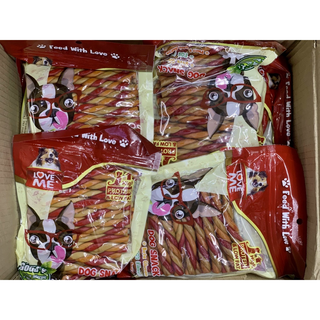 🇹🇭Snack LOVEME Dạng Thanh Que Mềm Nhiều Vị - LOVE ME SNACKS 450g