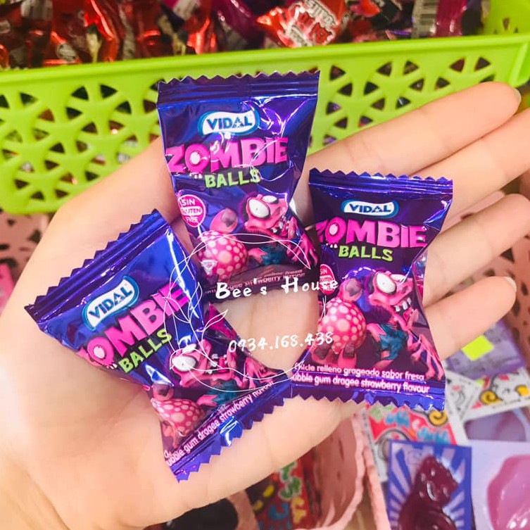 Combo 3 Viên Kẹo Gum Zombie Vidal