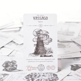 78PCS Tarot Cards Fun Full English Version Tarot for Occult