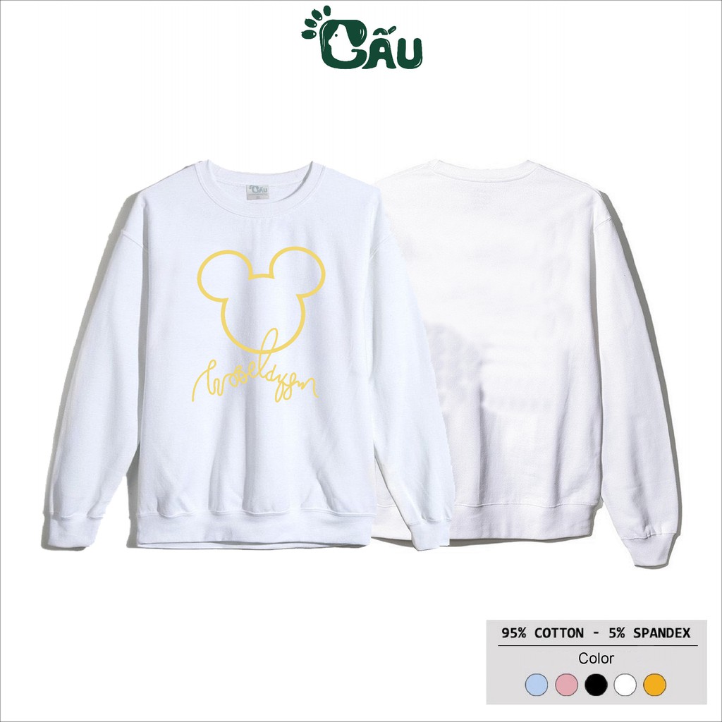Áo sweater GẤU 194 vải thu đông co dãn, dày dặn mềm mịn form rộng phong cách Unisex - ALBUM DORRIS | BigBuy360 - bigbuy360.vn