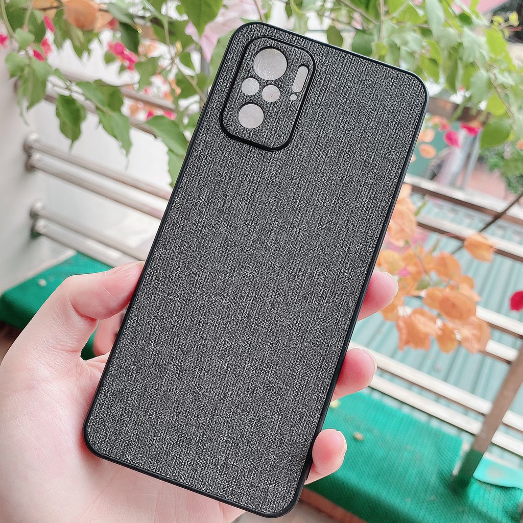 Ốp lưng Xiaomi note 9 pro 5g họa tiết vải Jean cao cấp