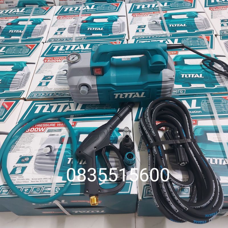 MÁY RỬA XE TOTAL 1500W CHÍNH HÃNG TGT11236 [ RẺ] [XỊT RỬA XE TOTAL INGCO]