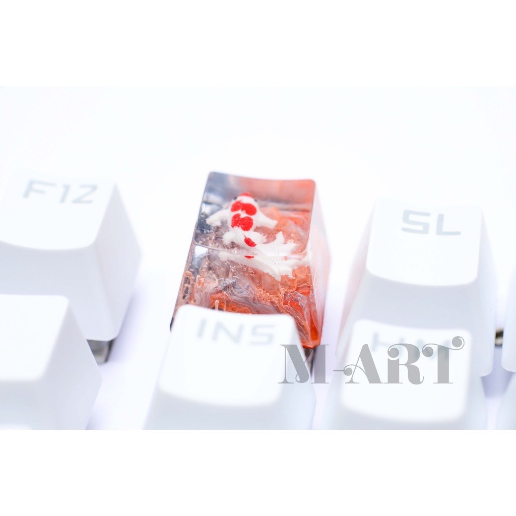 Keycap - Nút Bàn Phím Gaming - Nút Bàn Phím Cơ Cá Koi Kohaku 2  - KC006