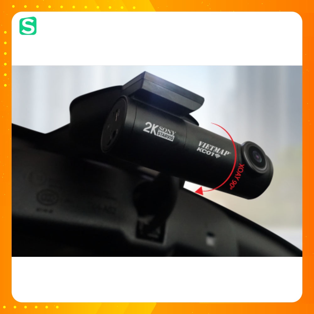 Camera hành trình VIETMAP KC01 Pro Verson 2.0 Cảnh Báo Giao Thông - Cảm biến 2K Sony Starvis