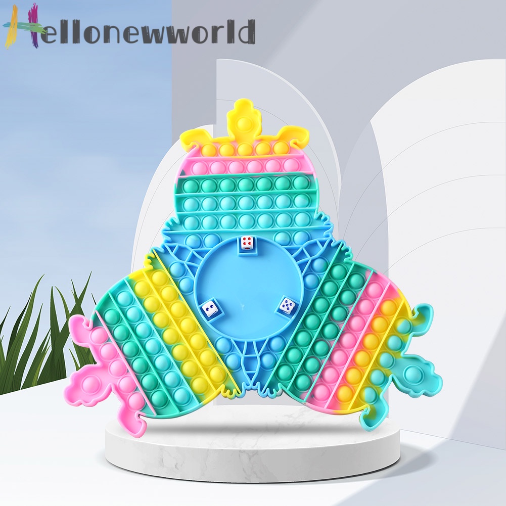 Đồ chơi bàn cờ rùa bằng silicone dành cho trẻ em