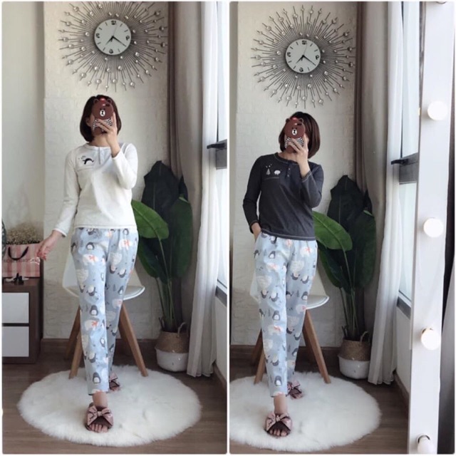 Bộ ngủ áo cotton