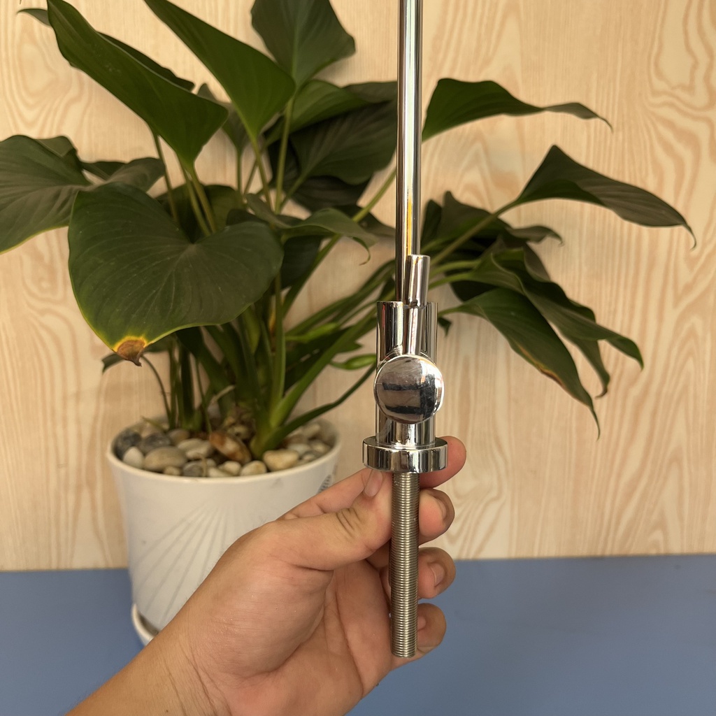 Vòi Inox 2 Cần Gạt Dùng Cho Máy Lọc Nước, Nước RO và Nước Khoáng