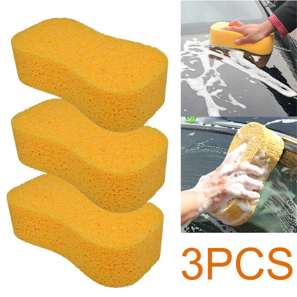 Set 3 Miếng Bọt Biển Rửa Chén Mềm Mại Chất Lượng Cao Có Thể Tái Sử Dụng