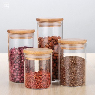 Lọ Thủy Tinh Nắp tre