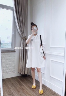 ĐẦM THUN SUÔNG - ĐẦM POLO CHẤT ĐẸP