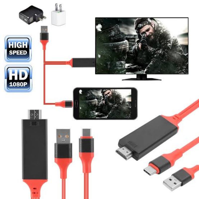 Cáp Chuyển Đổi Mhl Usb 3.1 Type C Sang Hdmi Hdtv 4k