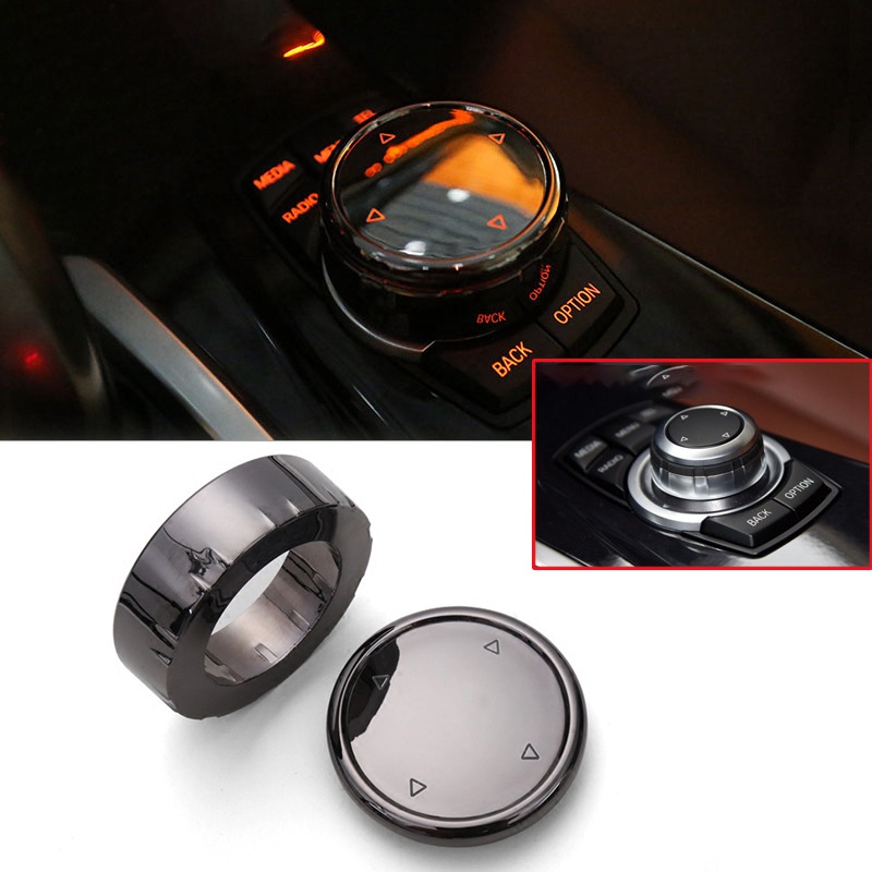 Miếng Dán Nút Điều Khiển Đa Phương Tiện Cho bmw f10 f18 f07 f20 f21 f06 f12 f30 f01 f02 f25 f26