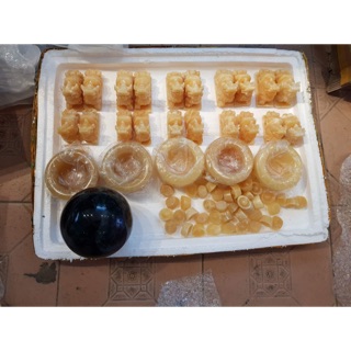 Cặp nghê + bát tụ bảo Ngọc hoàng long