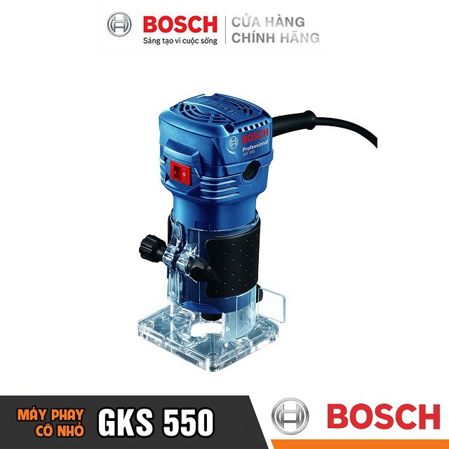 [CHÍNH HÃNG] Máy Phay Cầm Tay Bosch GKF 550 (6MM-550W), Giá Đại Lý Cấp 1, Bảo Hành Tại Các TTBH Toàn Quốc