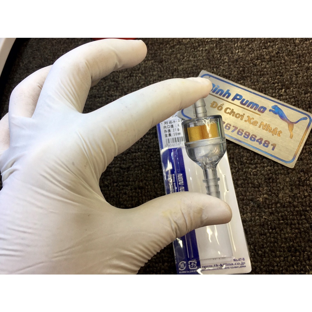 COMBO DÂY XĂNG XANH KITACO 6mm & LỌC VÀNG KIJIMA