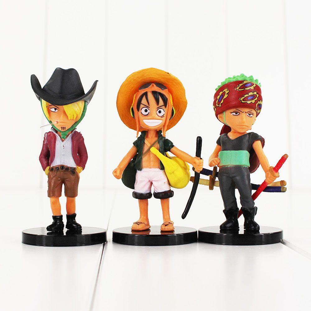 Bộ 6 Mô Hình Nhân Vật Roronoa Zoro REBUY1 Bằng PVC Dành Cho Trẻ Em