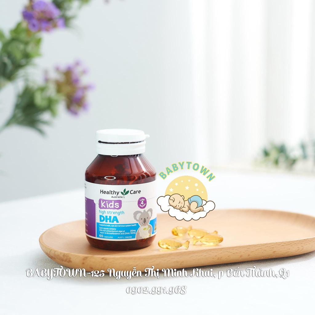 Viên uống Bổ sung DHA, CANXI cho bé (Healthy Care) - ÚC