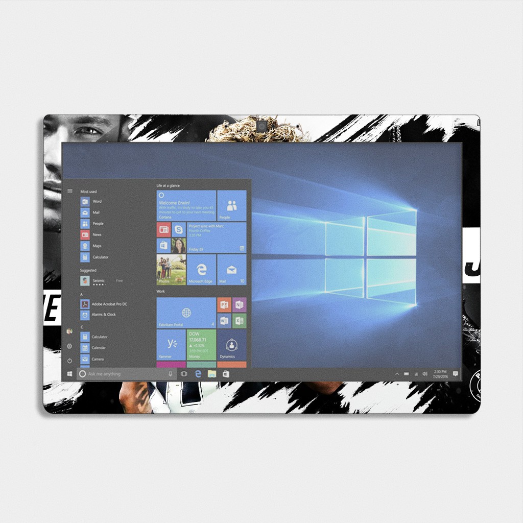 Bộ skin dán laptop mẫu Neymar / Có mẫu decal dán cho tất cả các hãng máy tính